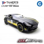Diecast Mobil Racing Mercedes AMG GT Miniatur Metal Model 1:32